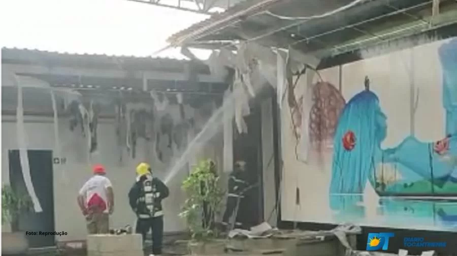 Complexo de delegacias pega fogo e esvazia escola em Palmas
