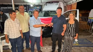 Araguaçu recebe ambulÃ¢ncia fruto de emenda destinada pelo deputado Vilmar