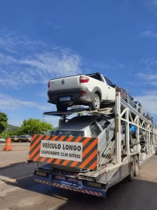 Criminosos escondem substÃ¢ncia mais potente que maconha em caminhão-cegonha; droga foi apreendida em Paraíso