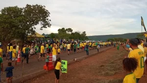 Em Palmas: manifestantes pró-Bolsonaro estão acampados em ato de protesto em frente ao 22Âº Batalhão de Infantaria do Exército