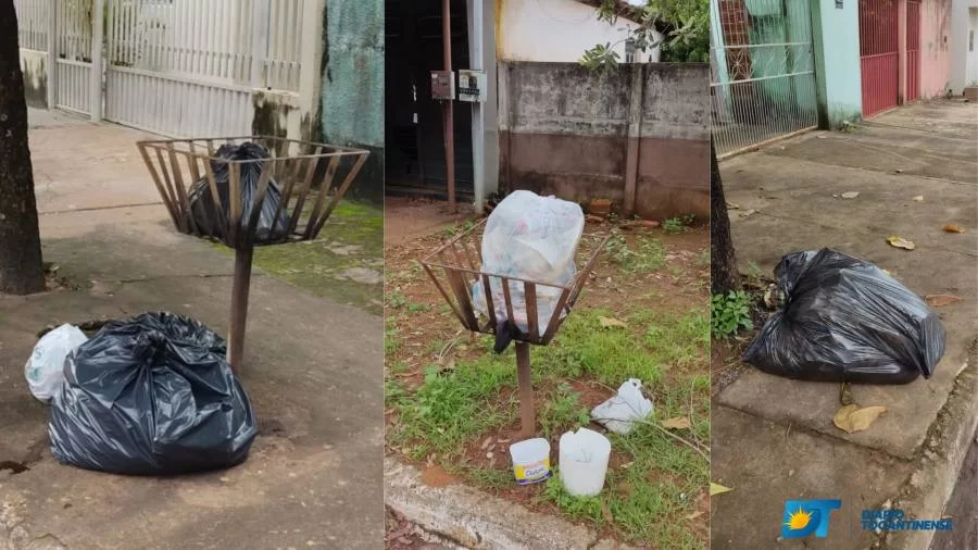 Com coleta de lixo somente "duas" vezes por semana, colinenses reclamam do acúmulo nas calçadas e mau cheiro; veja o que diz o Paço
