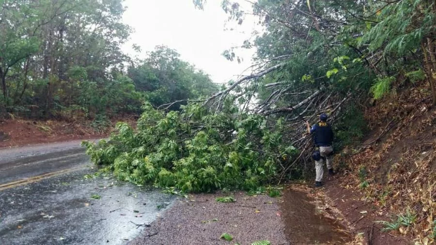 PRF alerta e orienta motoristas quanto aos perigos no  perÃÂ­odo chuvoso