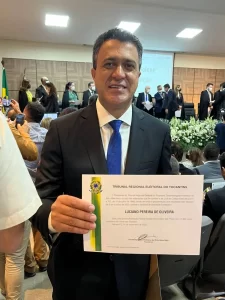 Luciano Oliveira é diplomado pelo TRE e destaca representatividade: "Um mandato em favor dos tocantinenses!"