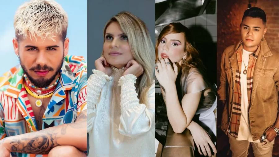 Zé Felipe, Aline Barros, Carol Biazin, Felipe Araújo e muito mais; confira o listão completo do Tá na Mídia