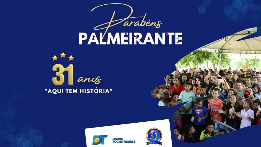 Palmeirante 31 anos: confira programação especial de aniversário