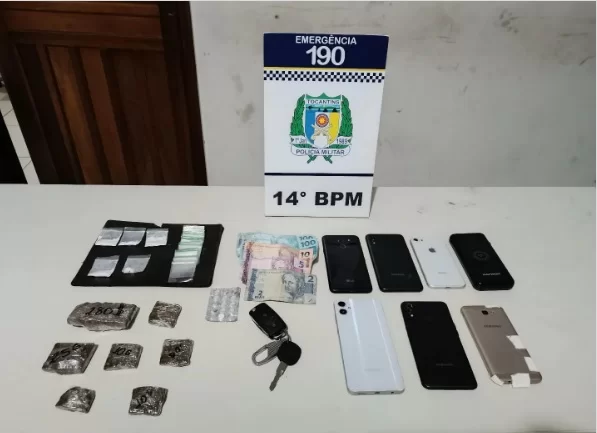 Casal é preso por delivery de drogas em Colinas do Tocantins