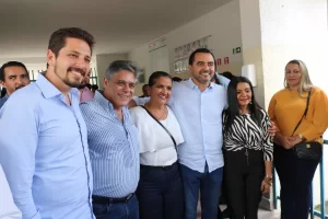 Deputado estadual Olyntho Neto, majoritário em Colinas do Tocantins, destaca importÃ¢ncia da inauguração de obras na educação