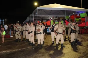 Forte esquema de segurança foi montado para o Porto Folia 2023