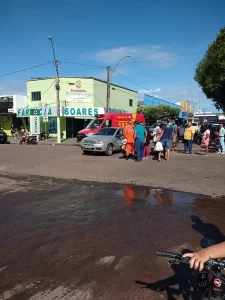 Acidente em avenida movimentada na cidade de Colinas deixa motociclista ferido