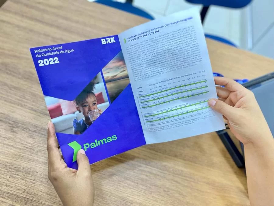 BRK distribui Relatório Anual de Qualidade da Ãgua no Tocantins e Pará