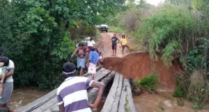 Pontes nas regiões de Itacajá e Goiatins são danificados devido as forte chuvas
