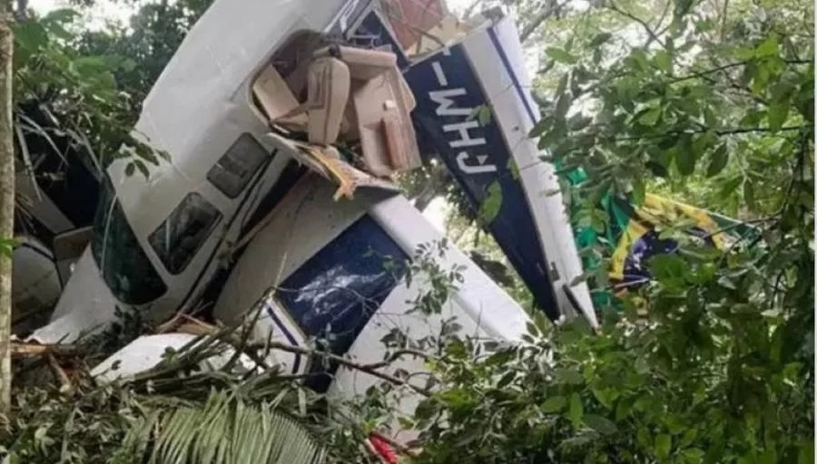 Avião de pequeno porte cai na divisa entre Pará e Tocantins