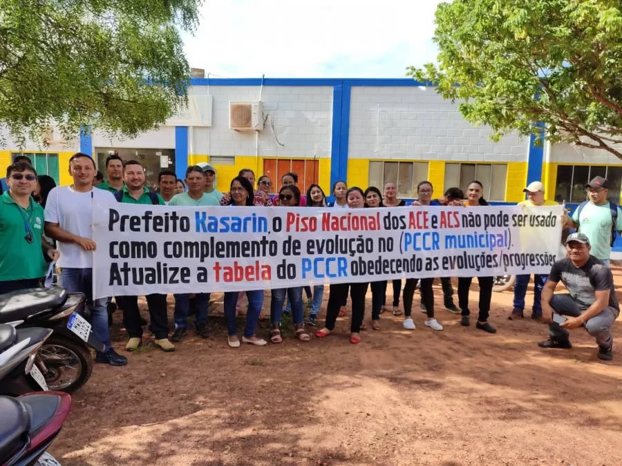 Agentes de saúde e de endemias de Colinas reivindicam atualização da tabela do Piso e direito de férias