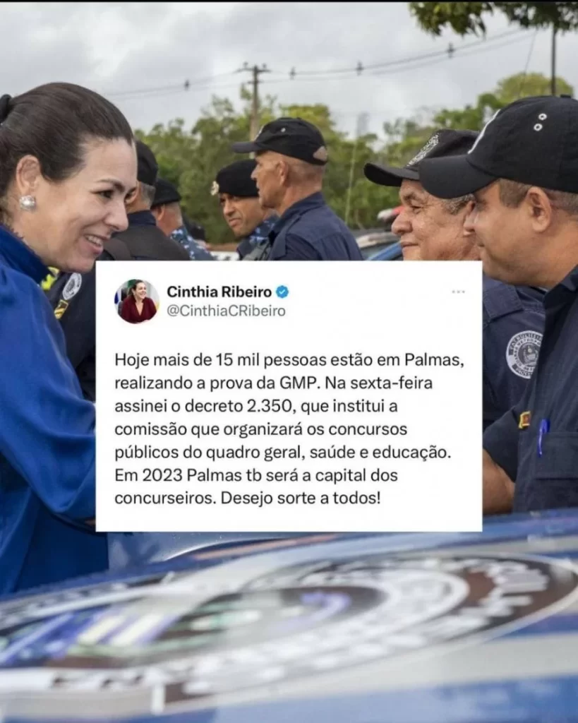 Cinthia Ribeiro institui comissão especial e confirma concurso para Quadro Geral, Educação e Saúde para este ano