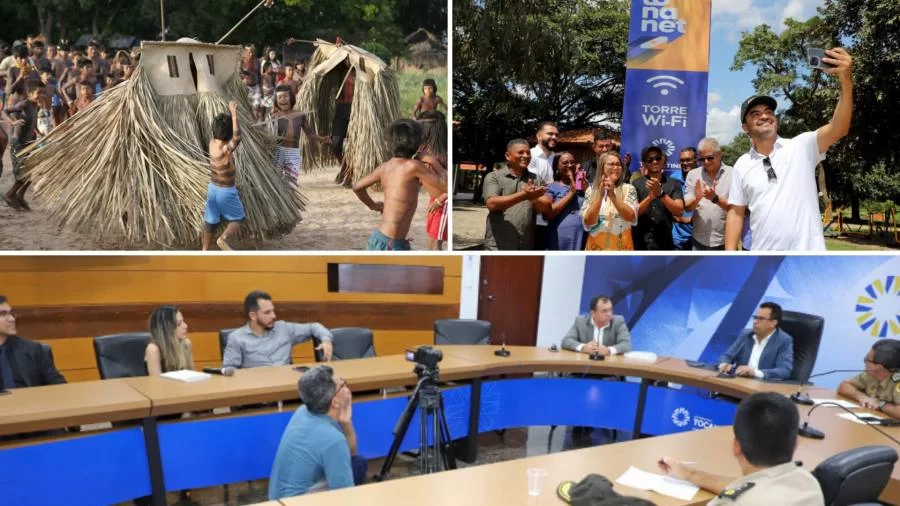 Cronograma de ações preventivas, entrega de Torre de internet e lançamento de Projeto, marcam ações do governo do Estado do Tocantins