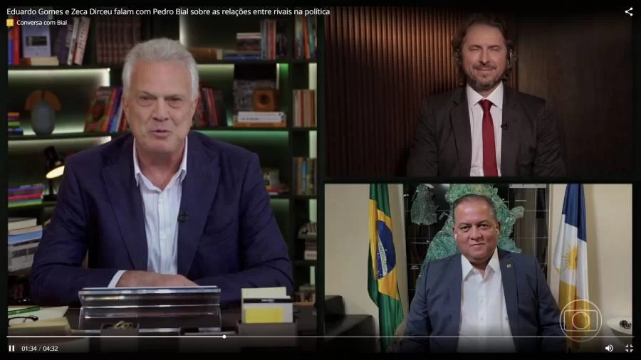 Indisposição com STF, episódio 08 de janeiro e compra de vacinas; confira como foi a entrevista de Eduardo Gomes em "Conversa com Bial"