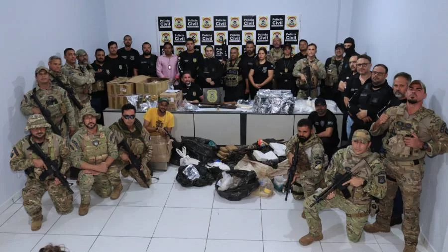 Onze pessoas, suspeitas de narcotráfico e lavagem de dinheiro, são presas durante operação em quatro municípios do estado