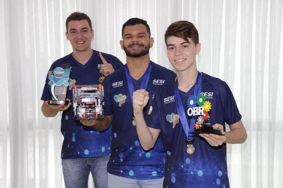 SESI Tocantins representa o Brasil em maior evento de robótica do mundo na França