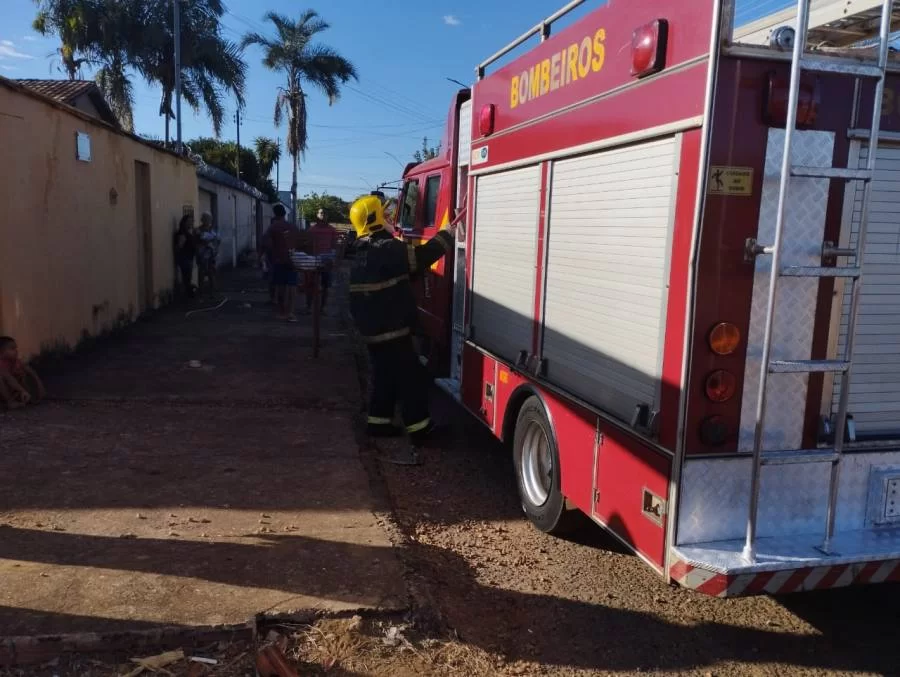 Susto: Casa tem início de incÃªndio em Paraíso; causas estão sendo apuradas do incidente