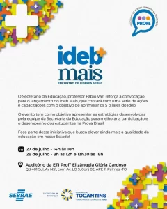 Sebrae Tocantins participa de Encontro de Líderes da Seduc