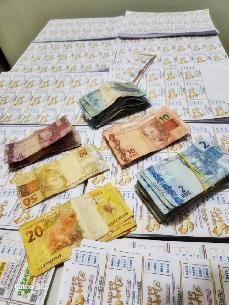 Polícia civil fecha loteria clandestina que funcionava em Taguatinga no sudeste do Estado