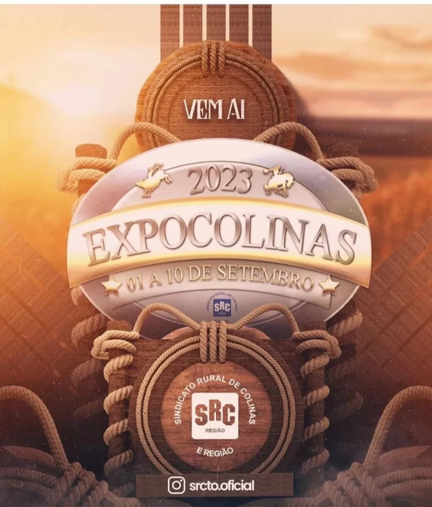 Exposição agropecuária de Colinas do Tocantins terá show de Edson & Hudson, Frank Aguiar, Dj Lelis e mais; confira