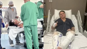 Bolsonaro passa por nova cirurgia e posta em suas redes sociais