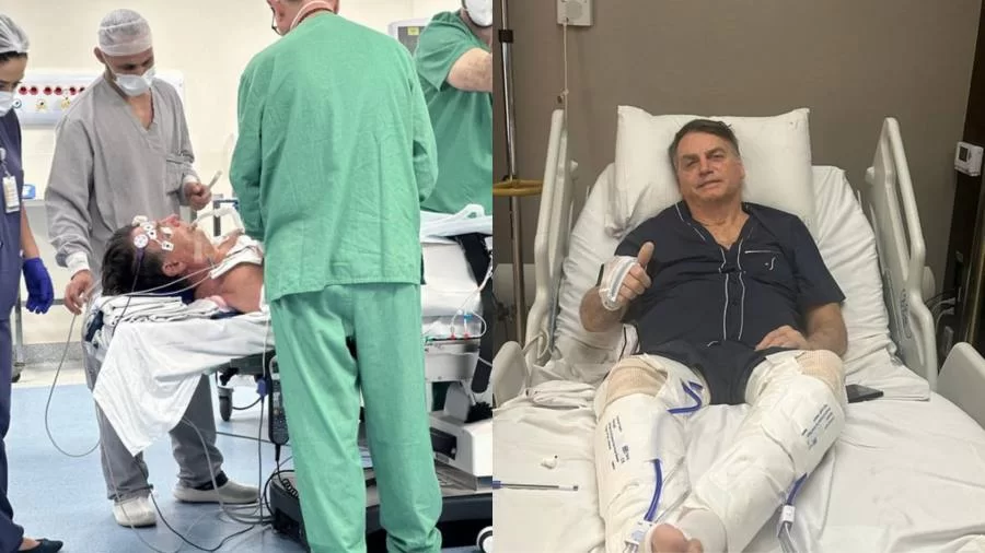 Bolsonaro passa por nova cirurgia e posta em suas redes sociais