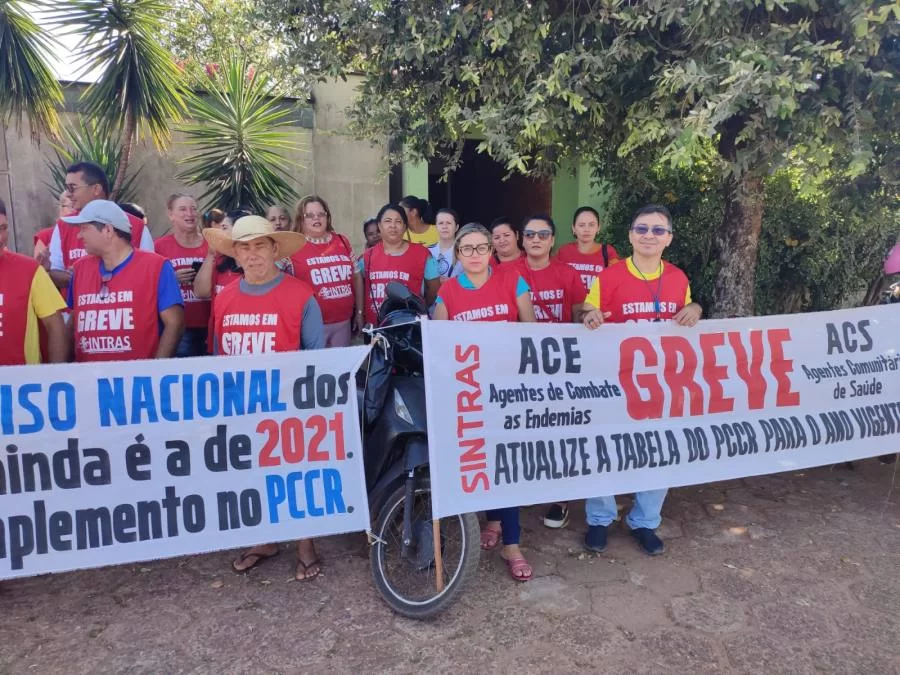 Em greve há 23 dias, Agentes de Endemias e Saúde de Colinas continuam reivindicando direitos