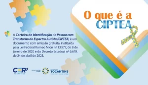 Governo do Tocantins lança a Carteira de Identificação da Pessoa com Transtorno do Espectro Autista