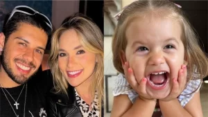 Filha de Virgínia choca fãs ao acariciar barriga da mãe: "Oi irmão"