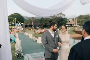 Advogado Marco Antônio e Camille Fane se casam em cerimônia de tirar o fôlego na Capital