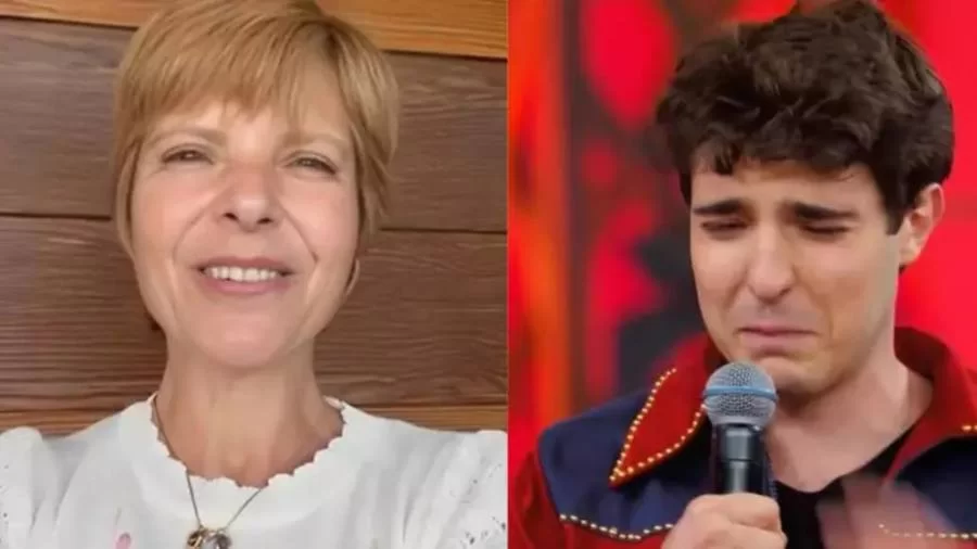 João Augusto Liberato e Rose Mirian fazem declarações de paz durante Domingão com o Huck