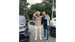 MC Gui e pai escapam ilesos de acidente; eles estavam a caminho da casa nova em SP