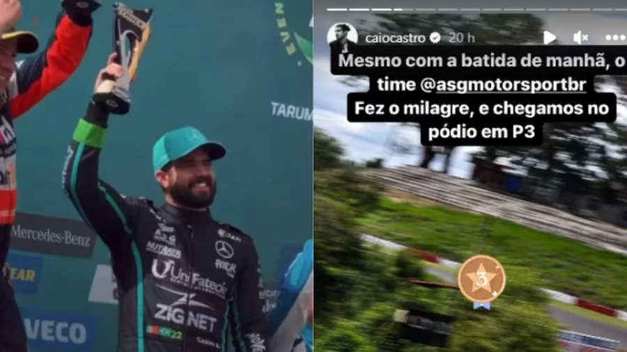 Caio Castro sofre grave acidente de caminhão na Copa Truck; veja vídeo do acidente