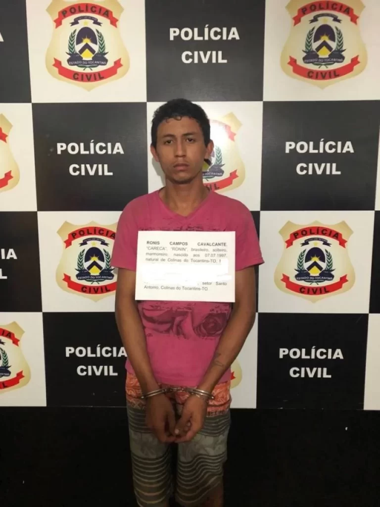 Jovem ÃÂ© preso por receptaÃÂ§ÃÂ£o em Colinas