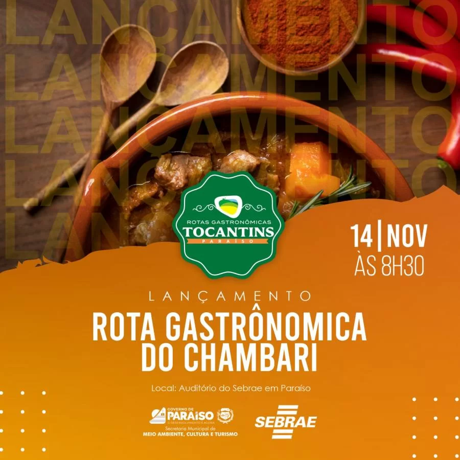 Sebrae Tocantins realiza Rota Gastronômica do Chambari
