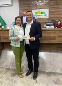 Eny Batista toma posse, após vereador Fernando Cunha solicitar licença de 15 dias