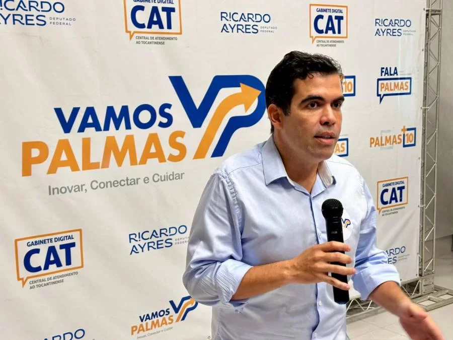 Deputado Federal, Ricardo Ayres lança pré-candidatura Ã  Prefeitura de Palmas