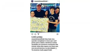 Rose Miriam faz homenagem para Gugu 4 anos após sua morte: "Sentimos muitas saudades"