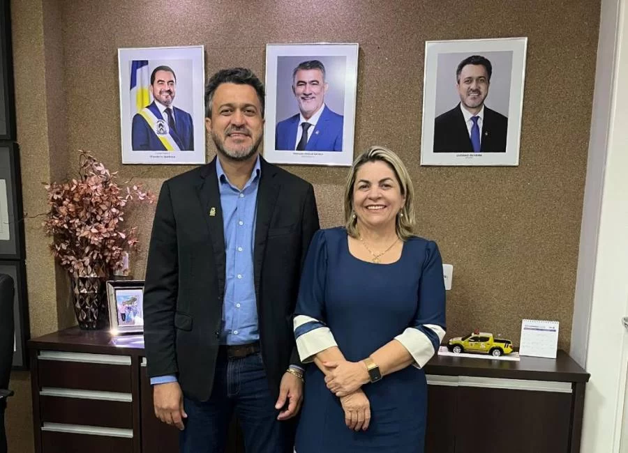 Deputado Luciano e prefeita Fátima discutem investimentos para Guaraí