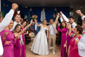 Junior Martins casa com pedagoga Thaíla Gabriela em Brasília