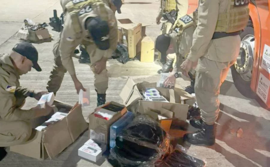 Operação da Polícia Militar apreende mercadorias avaliadas em R$ 1 milhão na região sul do Estado