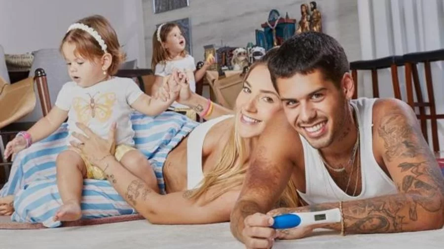 Virgínia e Zé Felipe anunciam que serão pais pela terceira gravidez: 'Agora somos 5'