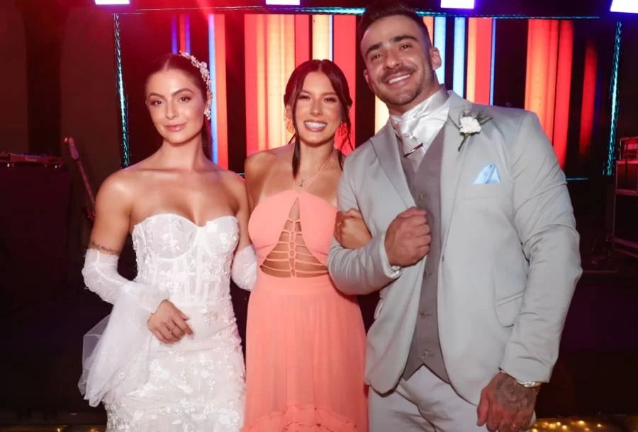 Alex, da dupla PPA, se casa com Thainá Paloschi em Londrina, no Paraná