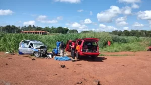 Grave acidente na BR-153 envolvendo carro funerário deixa uma pessoa morta e outras feridas