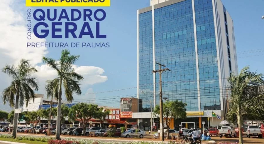 Inscrições para o concurso do quadro geral da Prefeitura de Palmas terminam nesta sexta, 23; confira