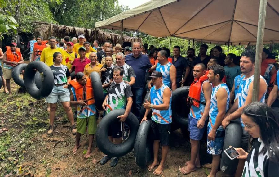 Senador Eduardo Gomes marca presença no primeiro BoiaCross da Pedreira em Lajeado