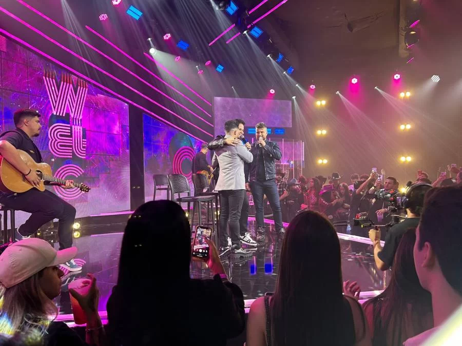 Hora da Fama | Wesley e Conrado marcam a noite com gravação do DVD Marco Zero, em GoiÃ¢nia