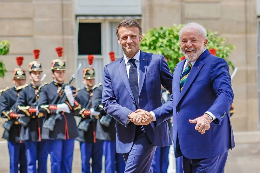 Presidente da França, Macron, será recebido no Brasil para visita bilateral